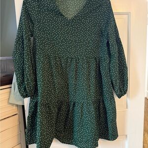 Green Polka Dot Dress